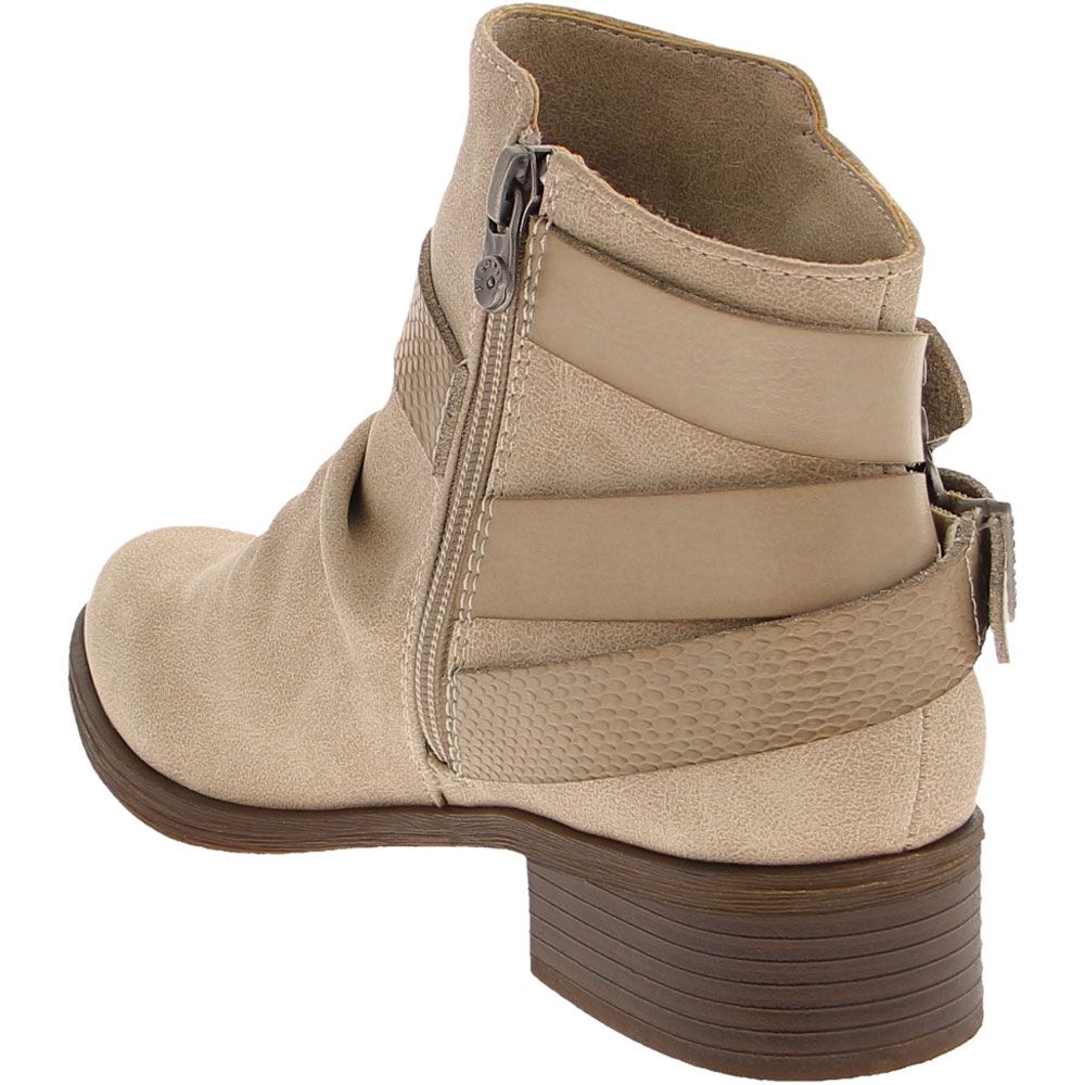 Blowfish Veto Casual Boots - Womens Light Taupe Prospector Birch Dyecut Back View