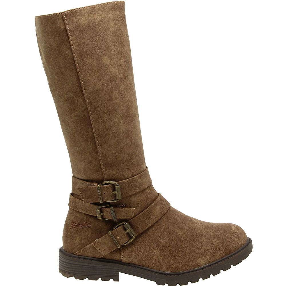 Blowfish Rise Up K Boots - Girls Brown Side View