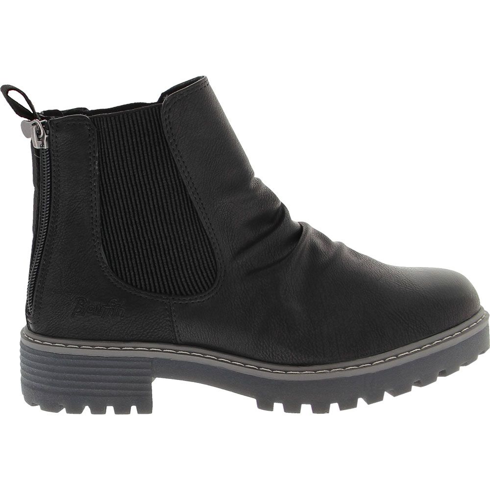 Blowfish Redsen-2 Womens Casual Boots Black Side View