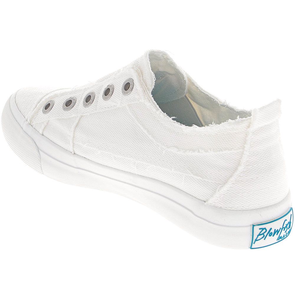 Blowfish Play Lifestyle Shoes - Womens White White White Back View