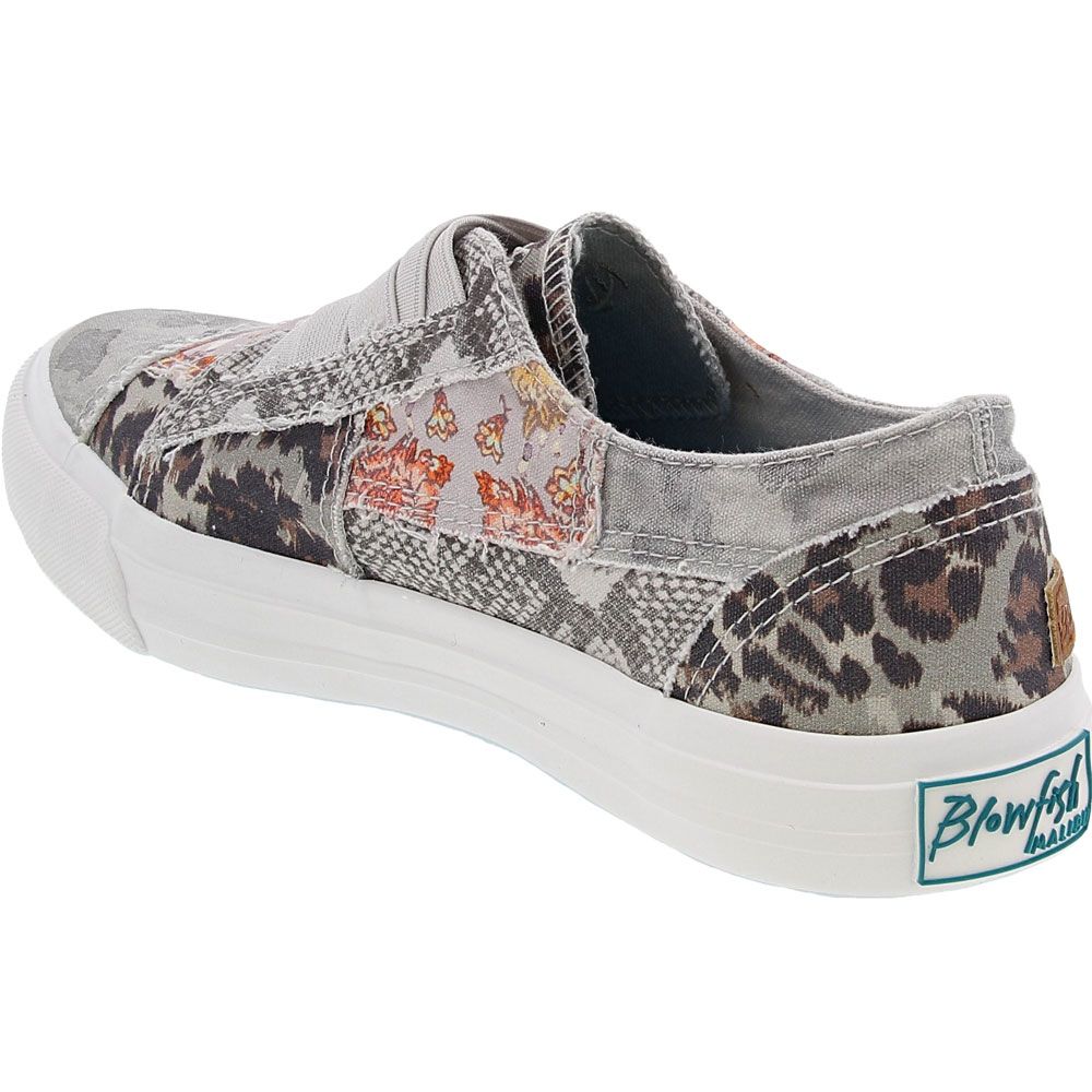 Blowfish Marley Lifestyle Shoes - Womens Grey Mix Back View