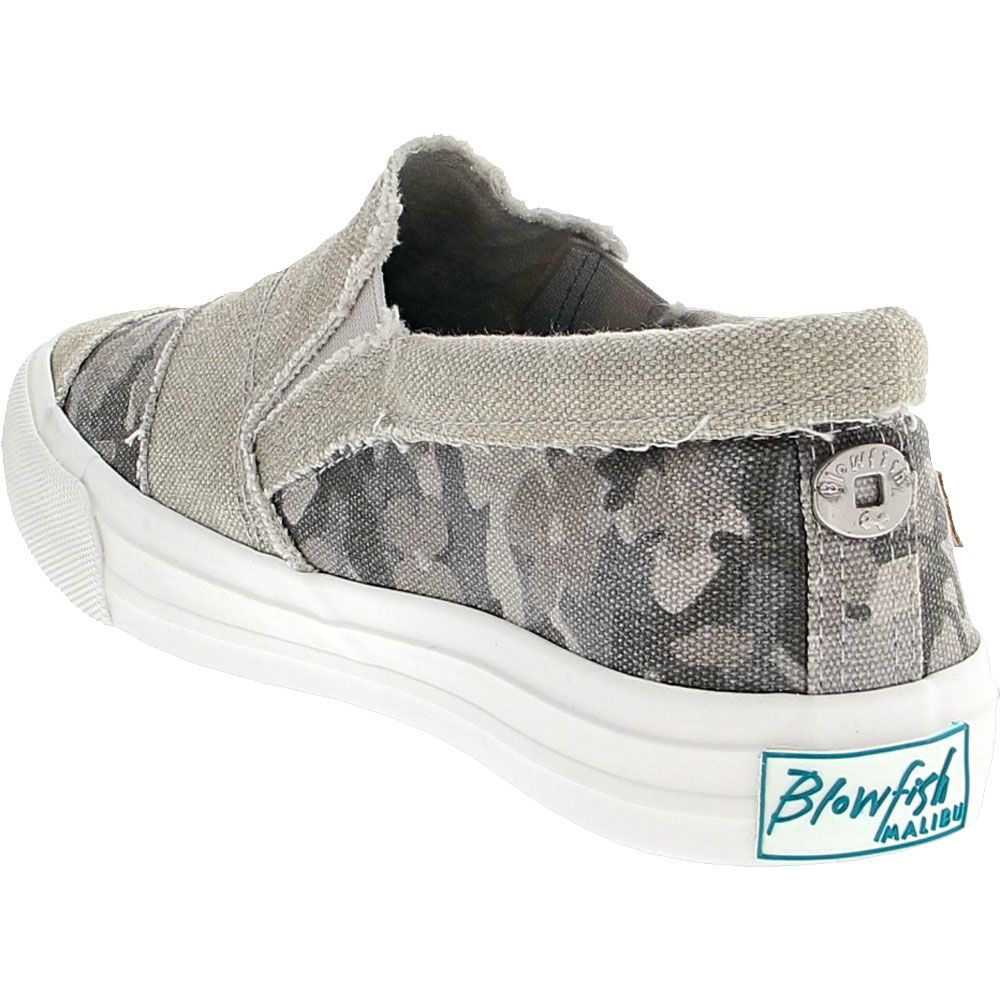 Blowfish Maddox Lifestyle Shoes - Womens Gray Harmony Back View
