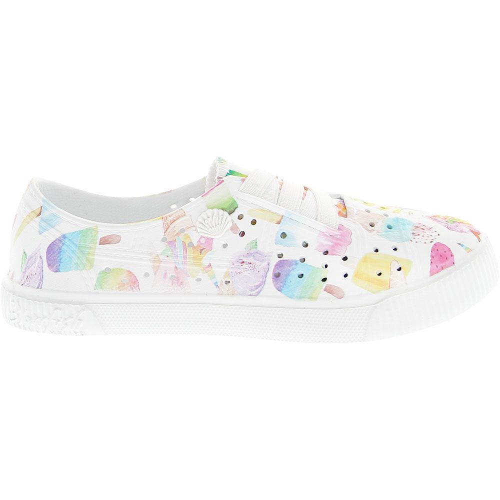 Blowfish Rioo K Water Sandals - Girls Off White Unicorn Party Side View