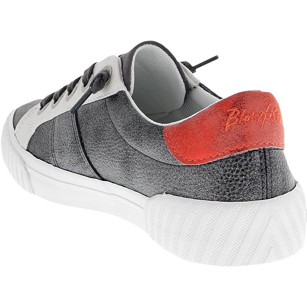 Blowfish Wave-B Lifestyle Shoes - Womens Gunmetal Grey Back View