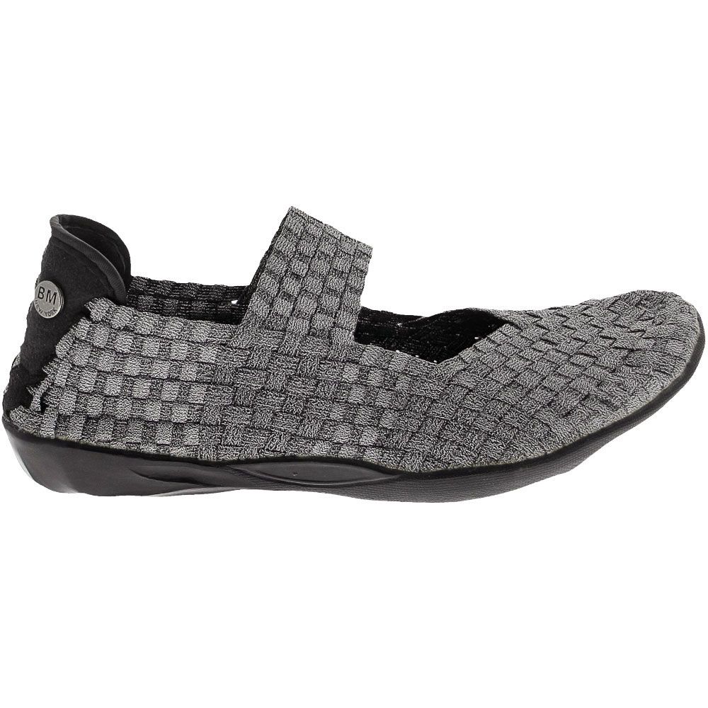 Bernie Mev Cuddly Slip on Casual Shoes - Womens Pewter Side View