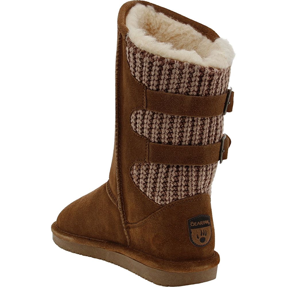 Bearpaw Boshie Comfort Boots - Womens Hickory Back View