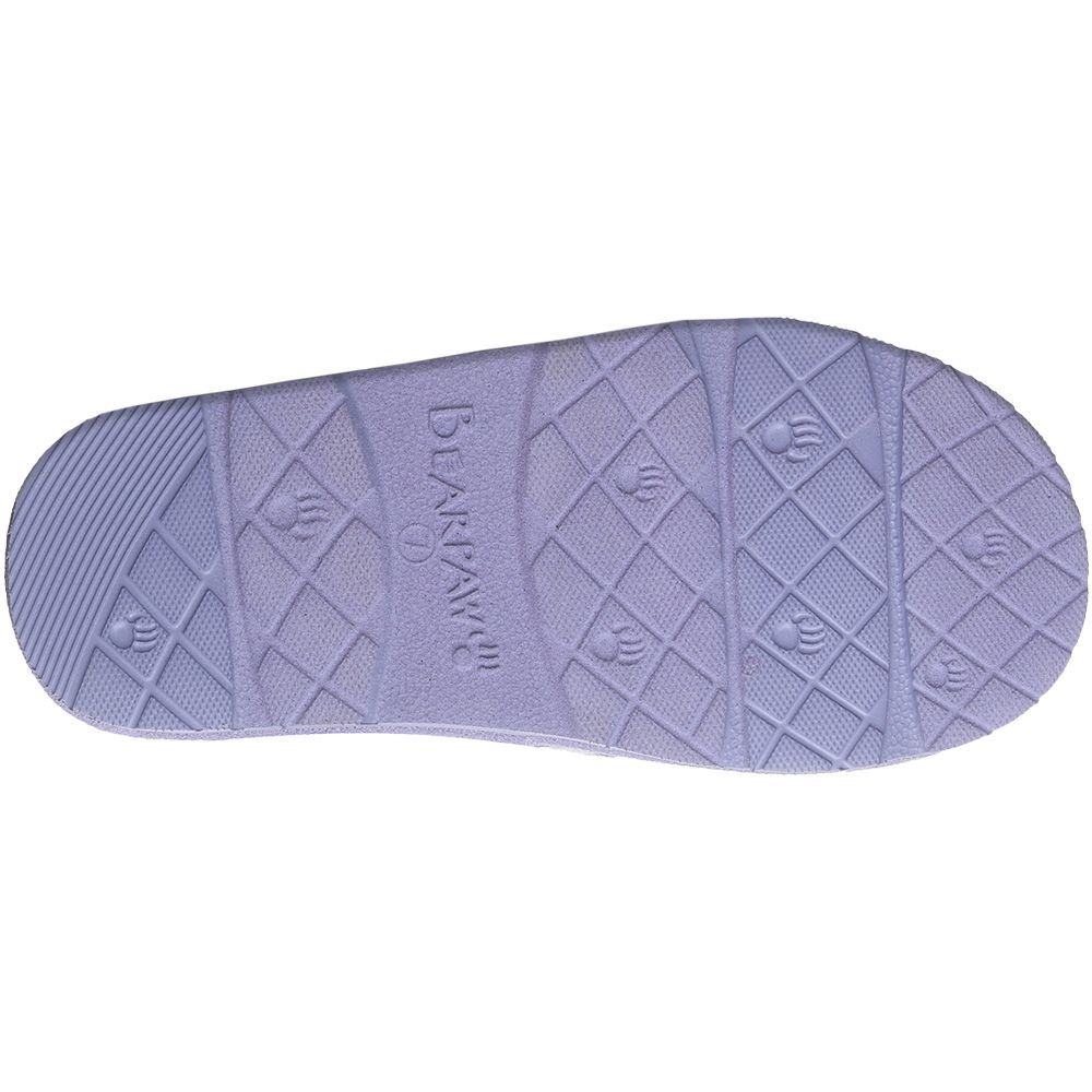 Bearpaw Effie Slippers - Womens Persian Violet Knit Sole View