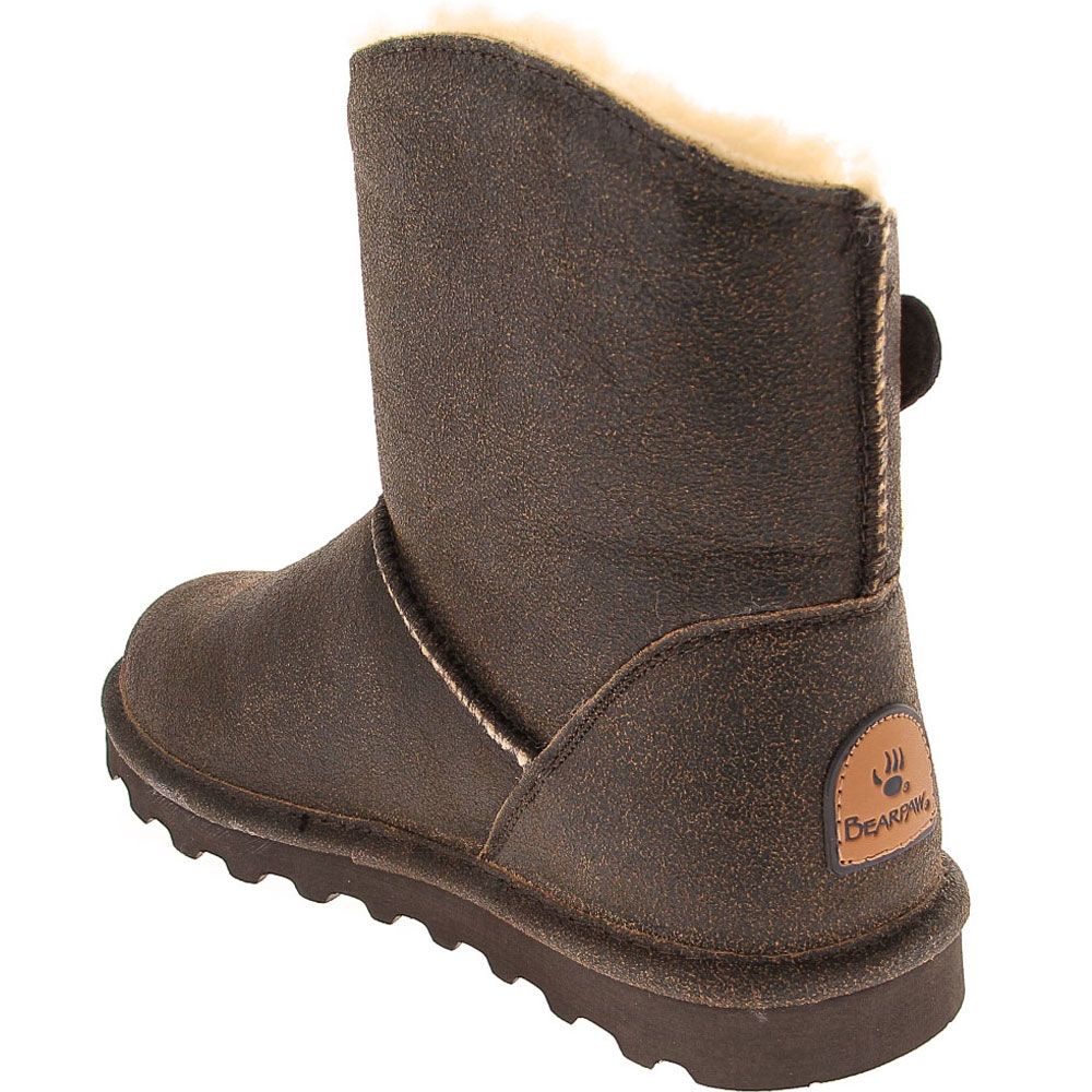 Bearpaw Margaery Comfort Winter Boots - Womens Chestnut Back View