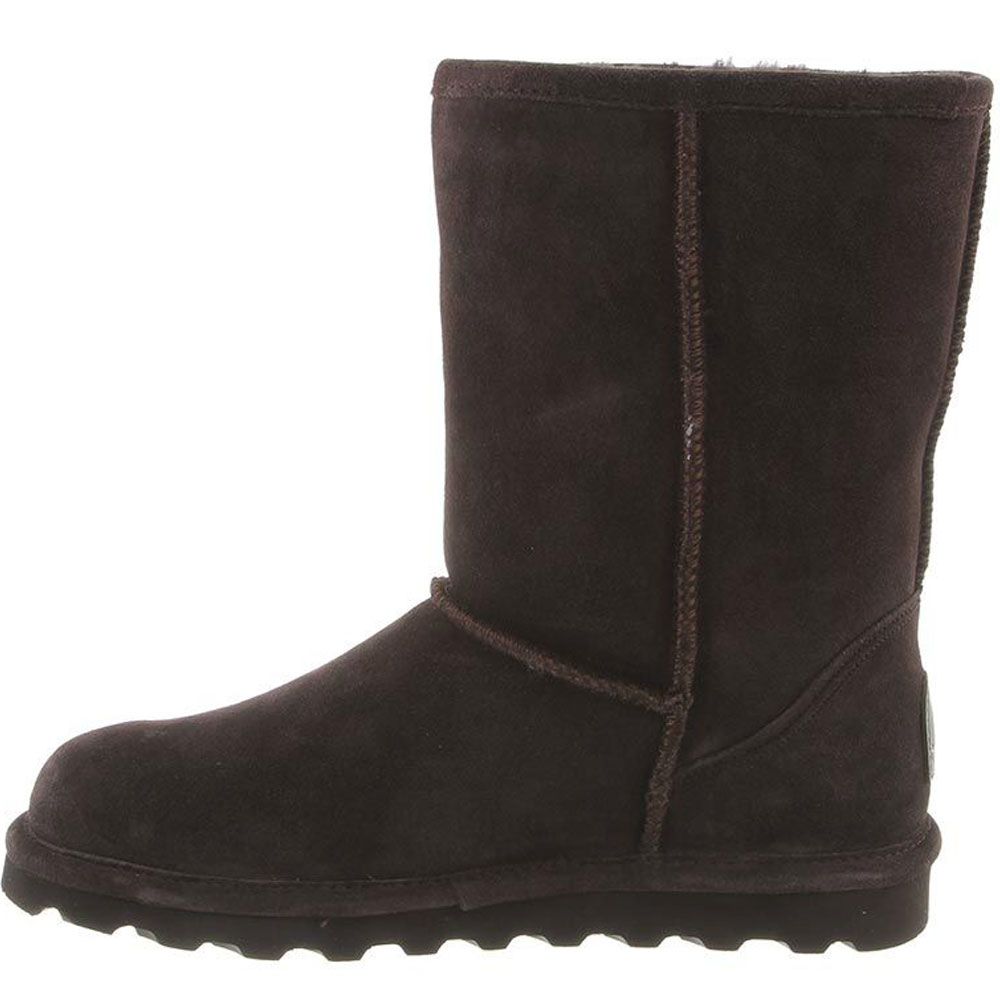 Bearpaw Elle Short Winter Boots - Womens Chocolate Back View