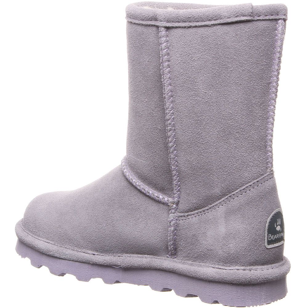 Bearpaw Elle Comfort Winter Boots - Girls Gray Fog Back View
