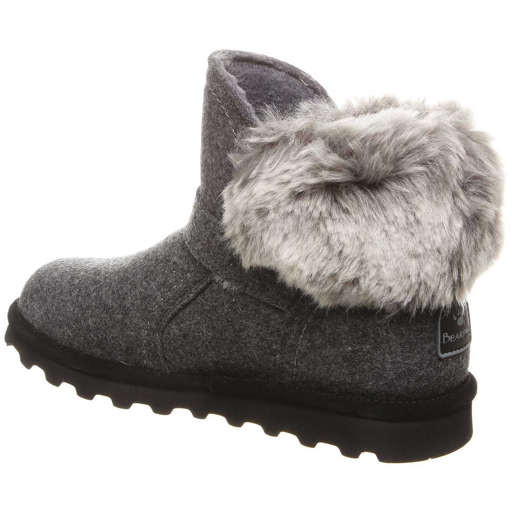 Bearpaw Koko Comfort Winter Boots - Womens Grey Back View