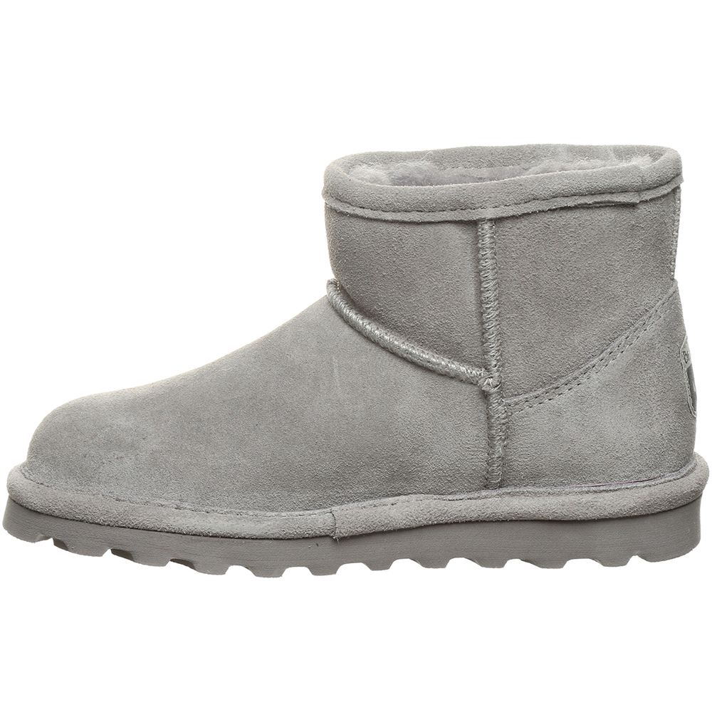 Bearpaw Alyssa Comfort Winter Boots - Girls Grey Back View