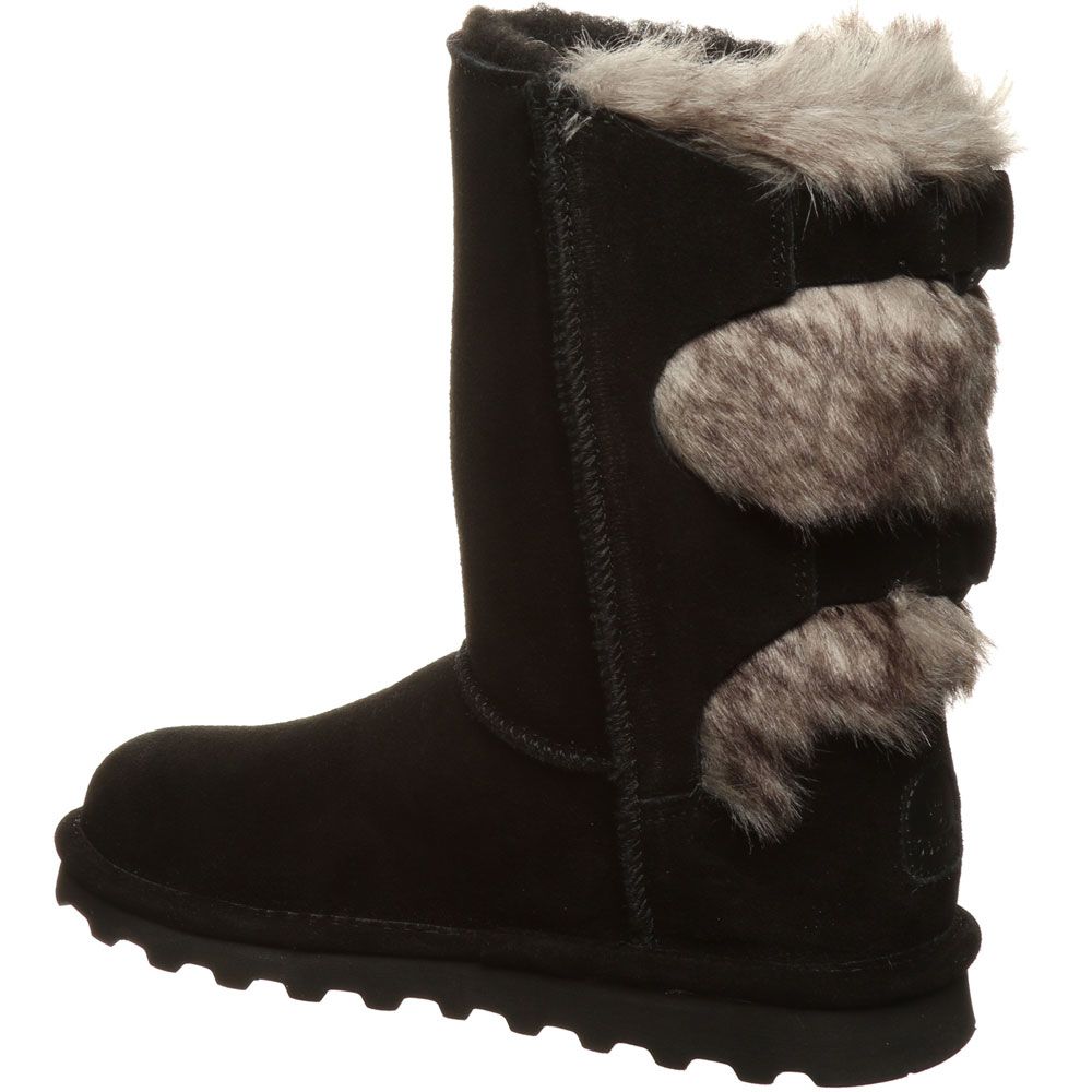 Bearpaw Eloise Winter Boots - Womens Black Back View