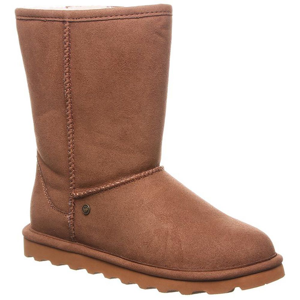 Bearpaw Elle Short Vegan Winter Boots - Womens Hickory