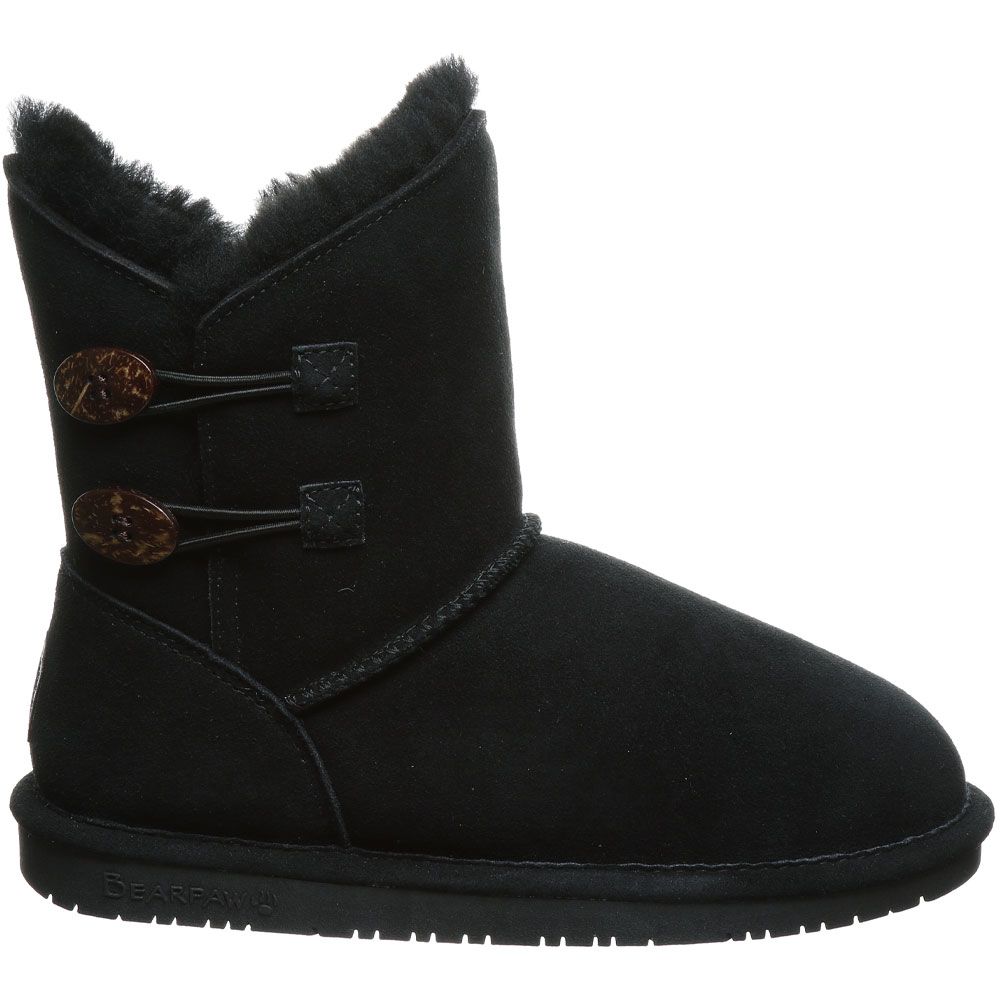 Bearpaw Rosaline Winter Boots - Womens Black Side View