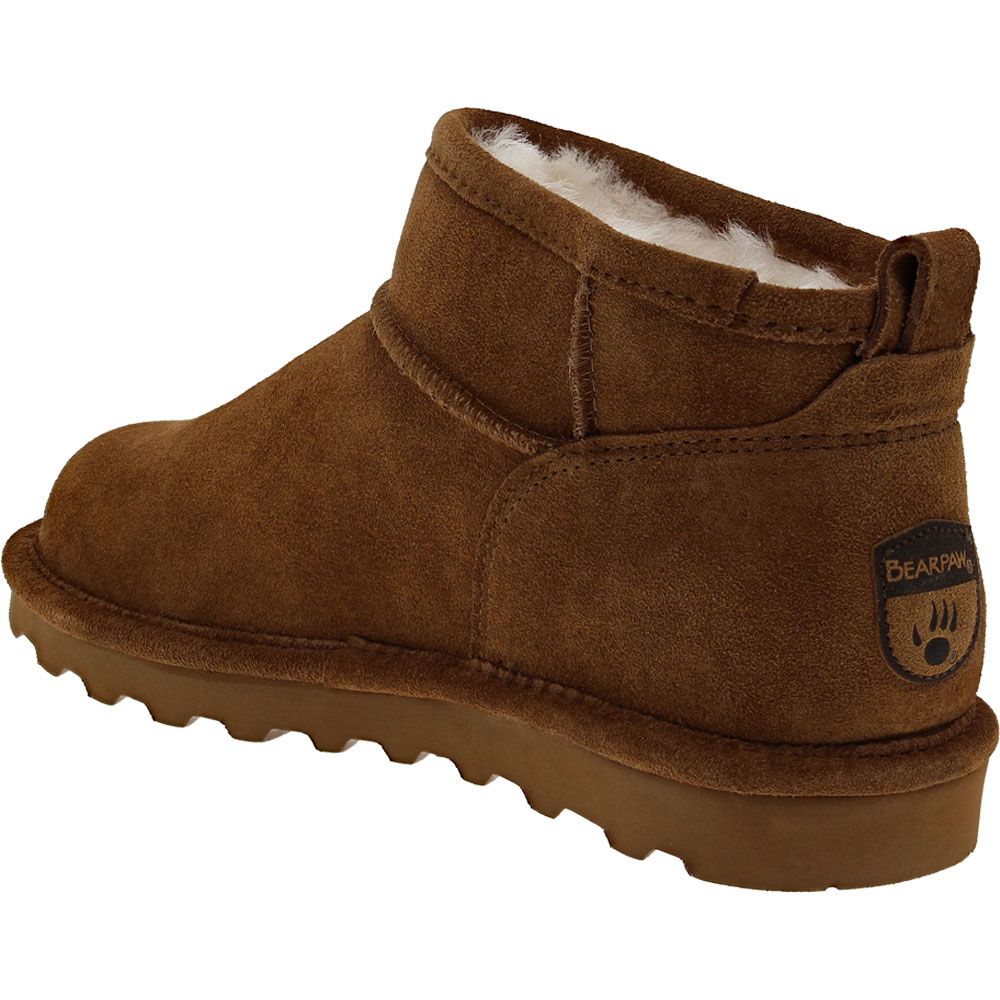 Bearpaw Shorty Winter Boots - Womens Hickory Back View