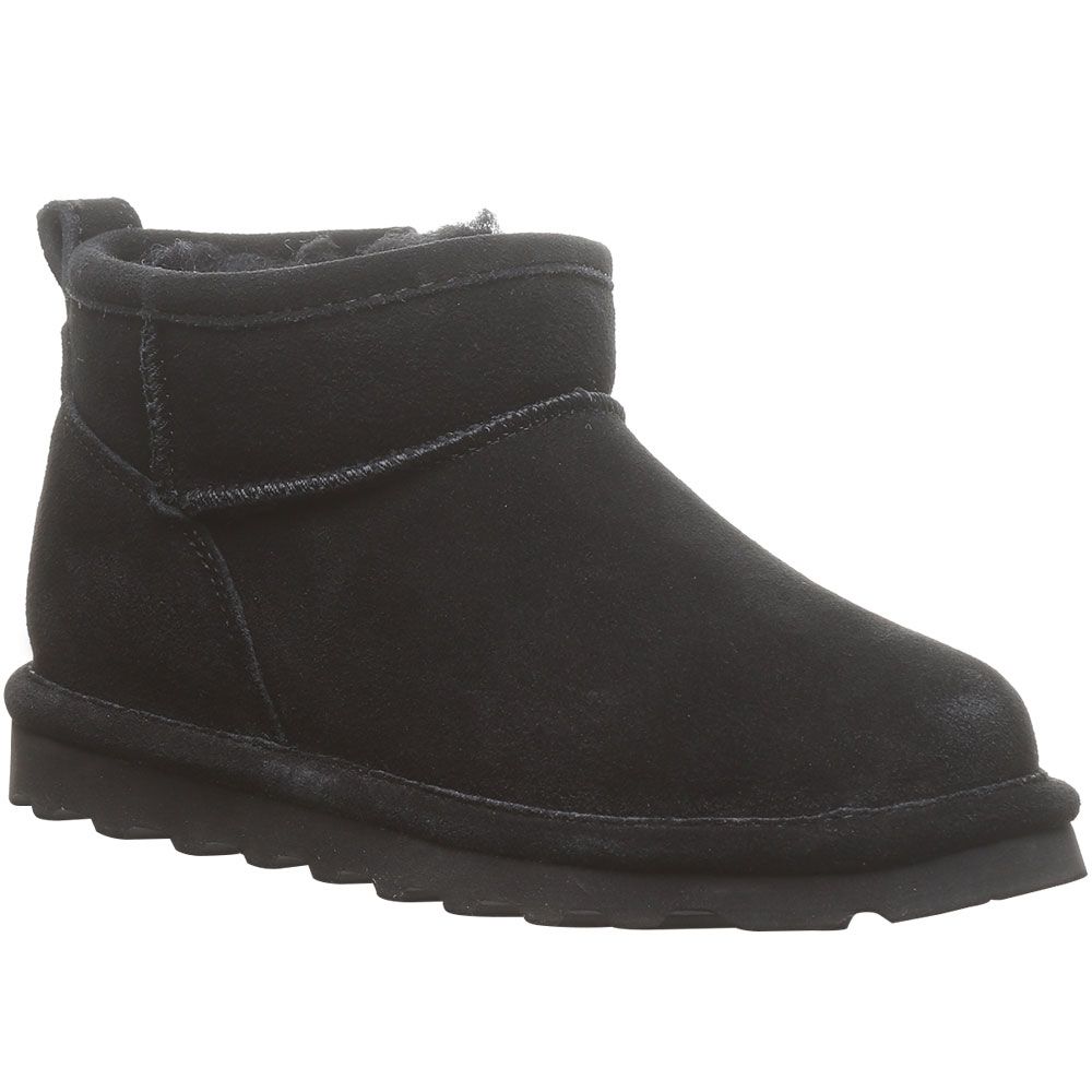 Bearpaw Shorty Youth Comfort Winter Boots - Girls Black