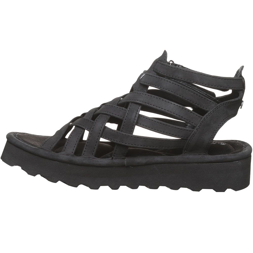 Bearpaw Prominence Sandals - Womens Black Black Back View