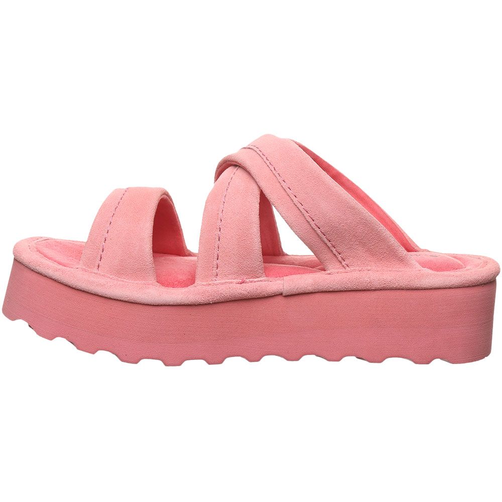 Bearpaw Altitude Sandals - Womens Shell Pink Back View
