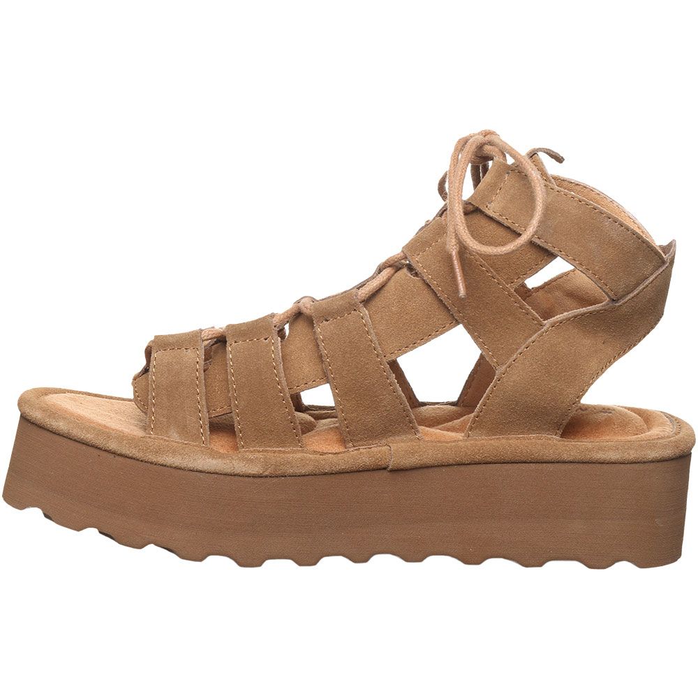 Bearpaw Elevation Sandals - Womens Hickory Back View