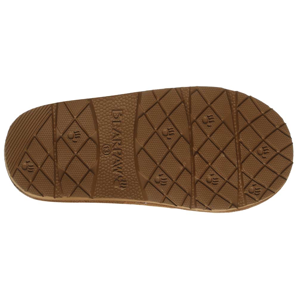 Bearpaw Loki Youth Slippers - Boys | Girls Hickory Sole View