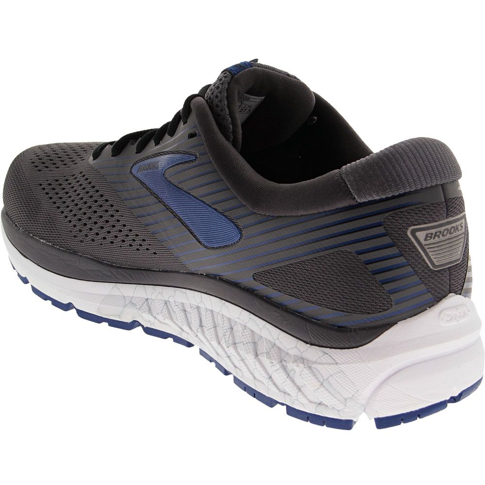 Brooks Addiction 14 Running Shoes - Mens Grey Back View