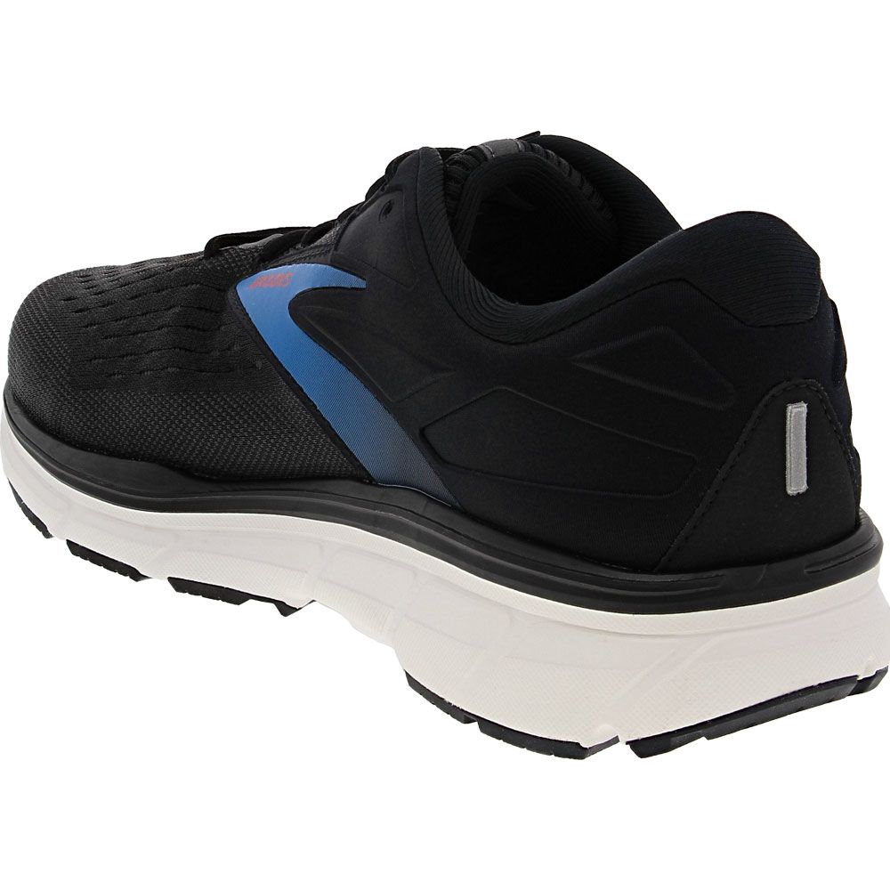 Brooks Dyad 11 Running Shoes - Mens Black Blue Back View