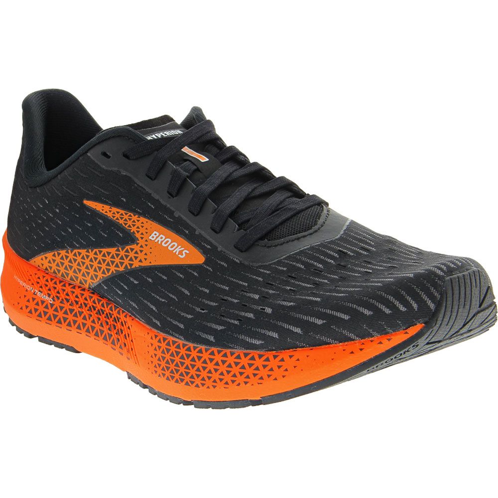 Brooks Hyperion Tempo Running Shoes - Mens Black Flame Grey