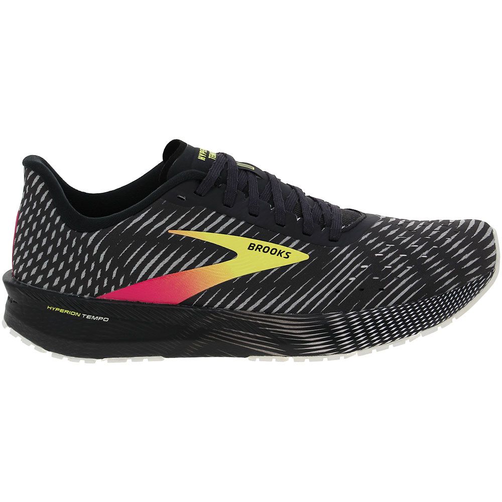 Brooks Hyperion Tempo Running Shoes - Mens Black Pink Yellow