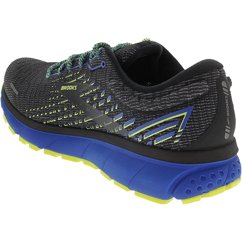 Brooks Ghost 13 Running Shoes - Mens Black Back View