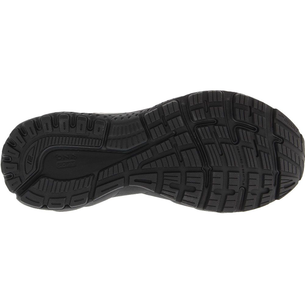 Brooks Adrenaline GTS 21 Running Shoes - Mens Black Fuschia Sole View
