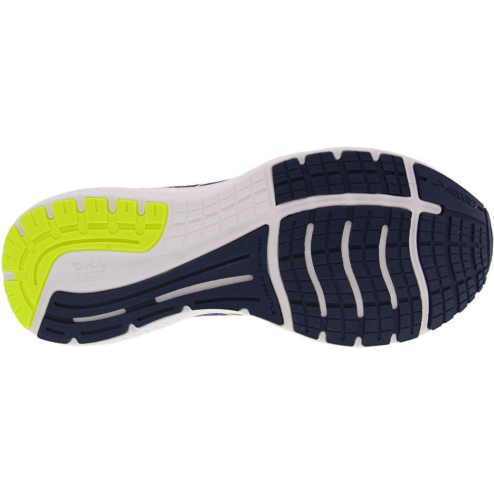 Brooks Glycerin 19 Running Shoes - Mens Navy Blue Sole View