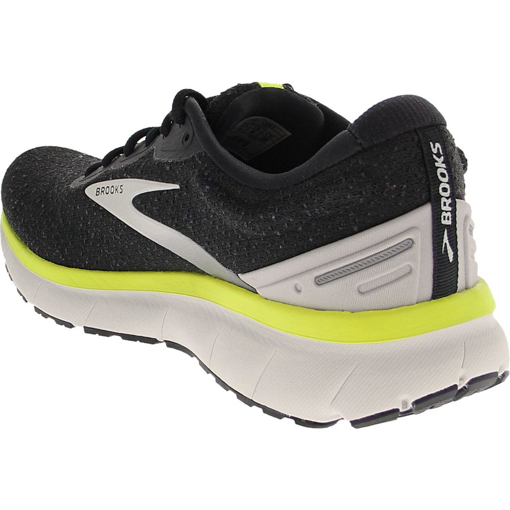 Brooks Trace Running Shoes - Mens Black Grey Back View