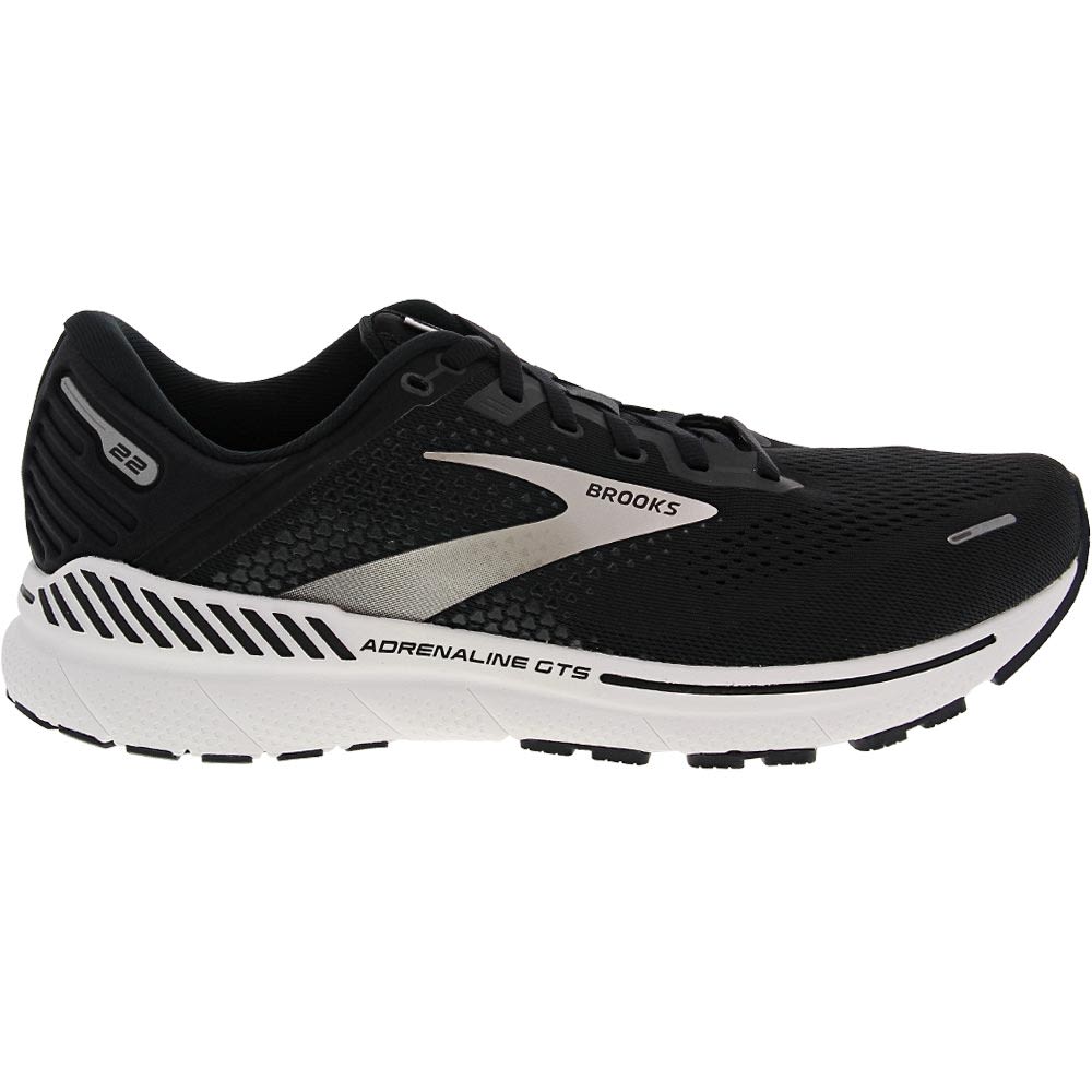 Brooks Adrenaline GTS 22 Running Shoes - Mens Black Silver