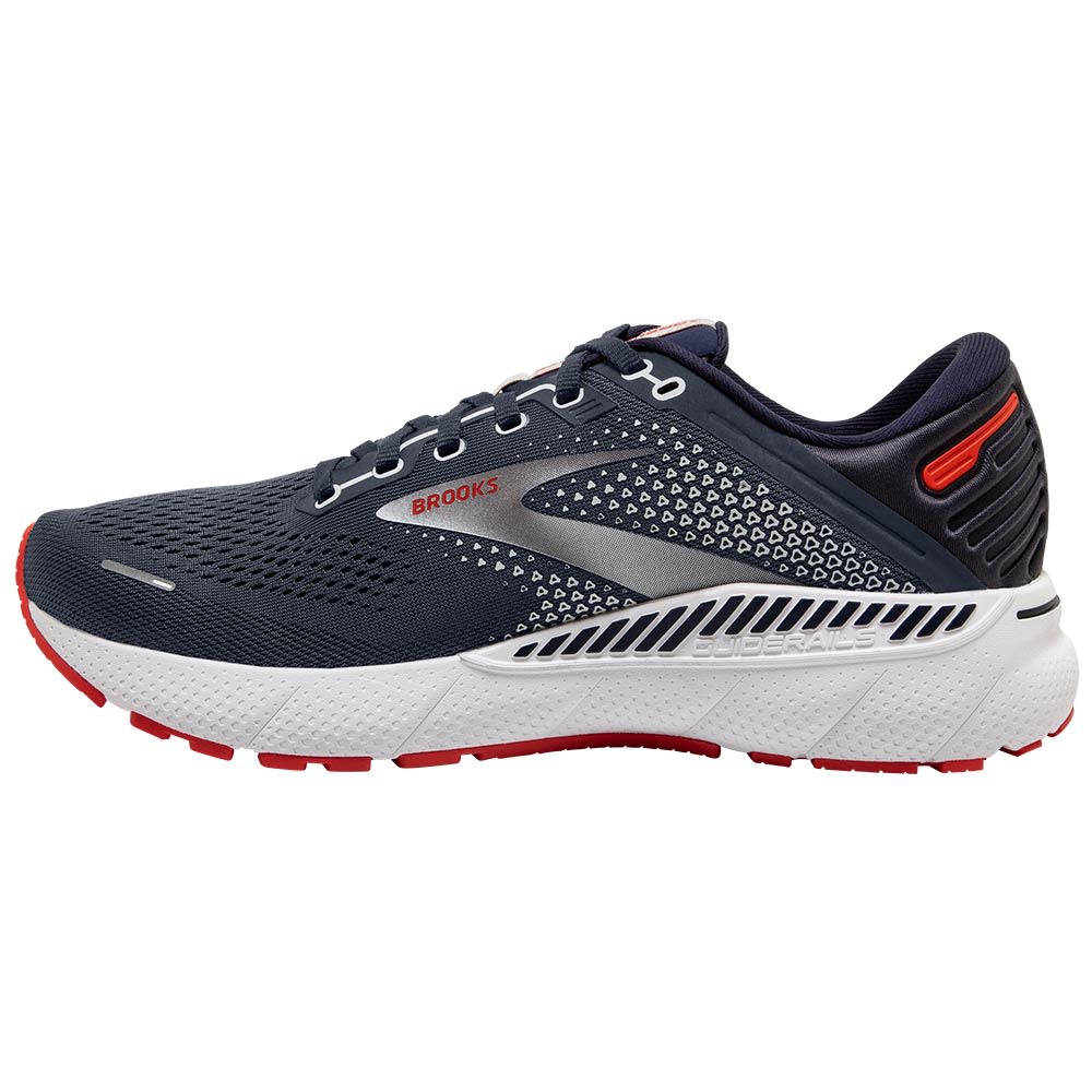 Brooks Adrenaline GTS 22 Running Shoes - Mens Peacoat India Ink Back View