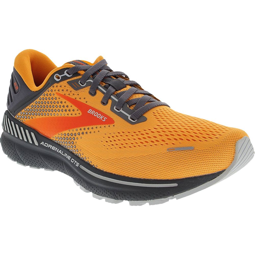 Brooks Adrenaline GTS 22 Running Shoes - Mens Orange Pearl