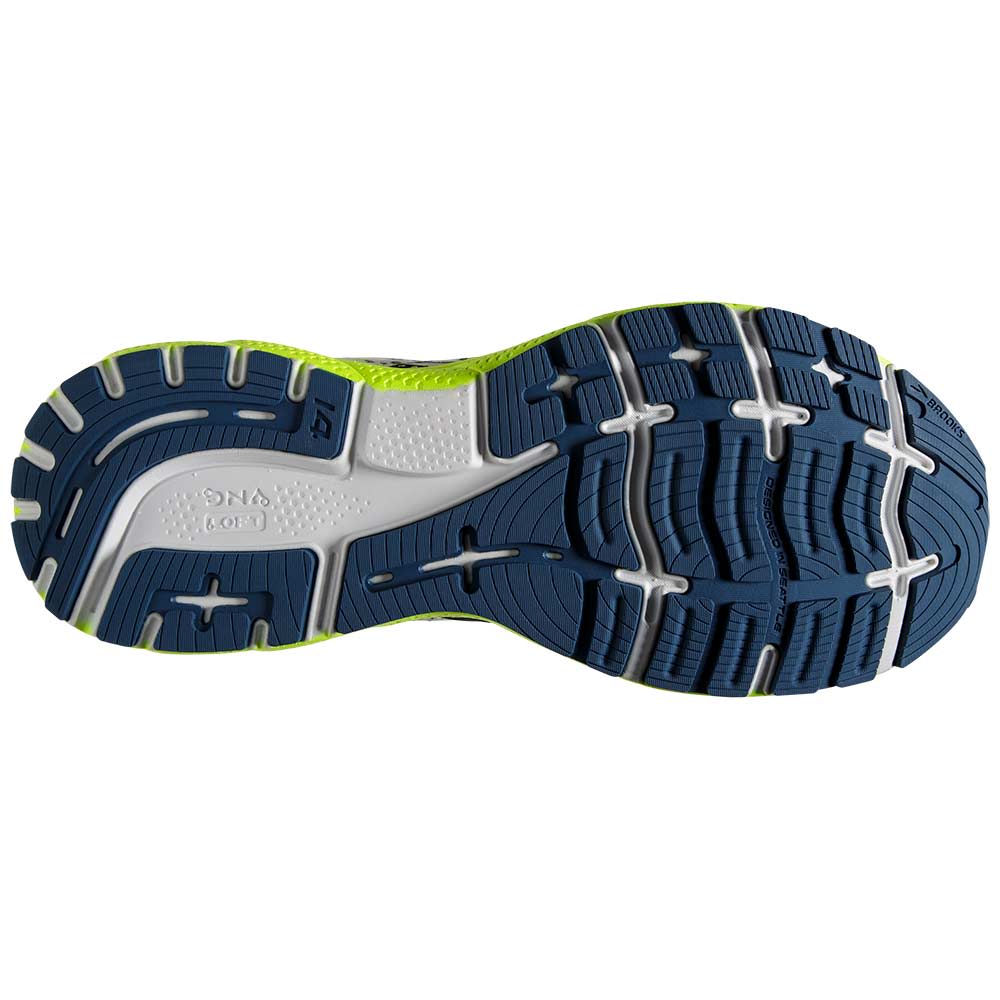 Brooks Ghost 14 Running Shoes - Mens Navy Nightlife Sole View