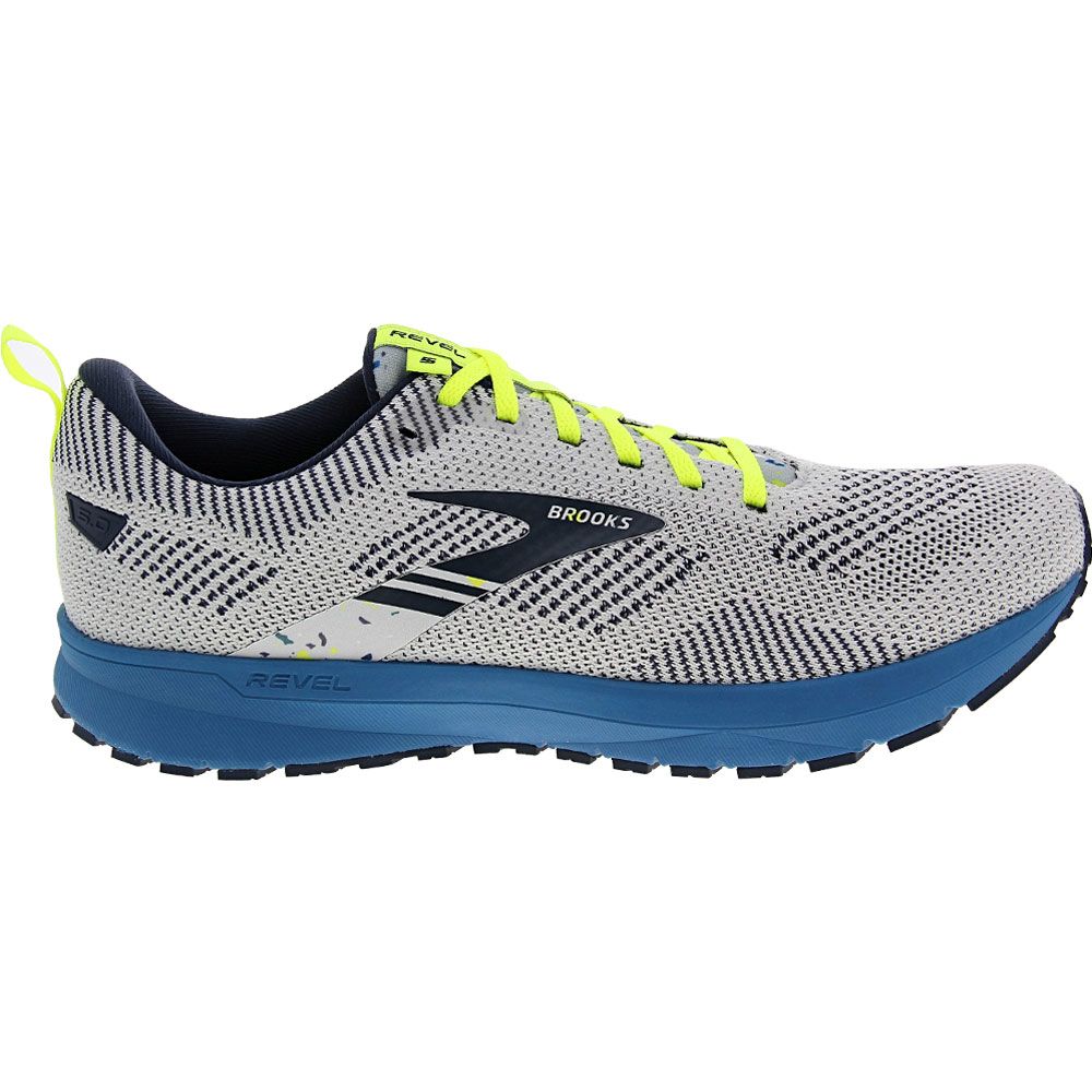 Brooks Revel 5 Running Shoes - Mens Blackened Pearl Side View