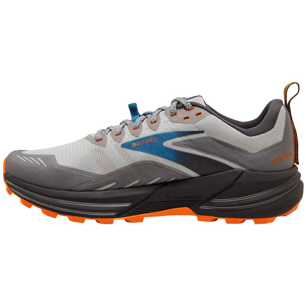 Brooks Cascadia 16 Trail Running Shoes - Mens Oyster Back View