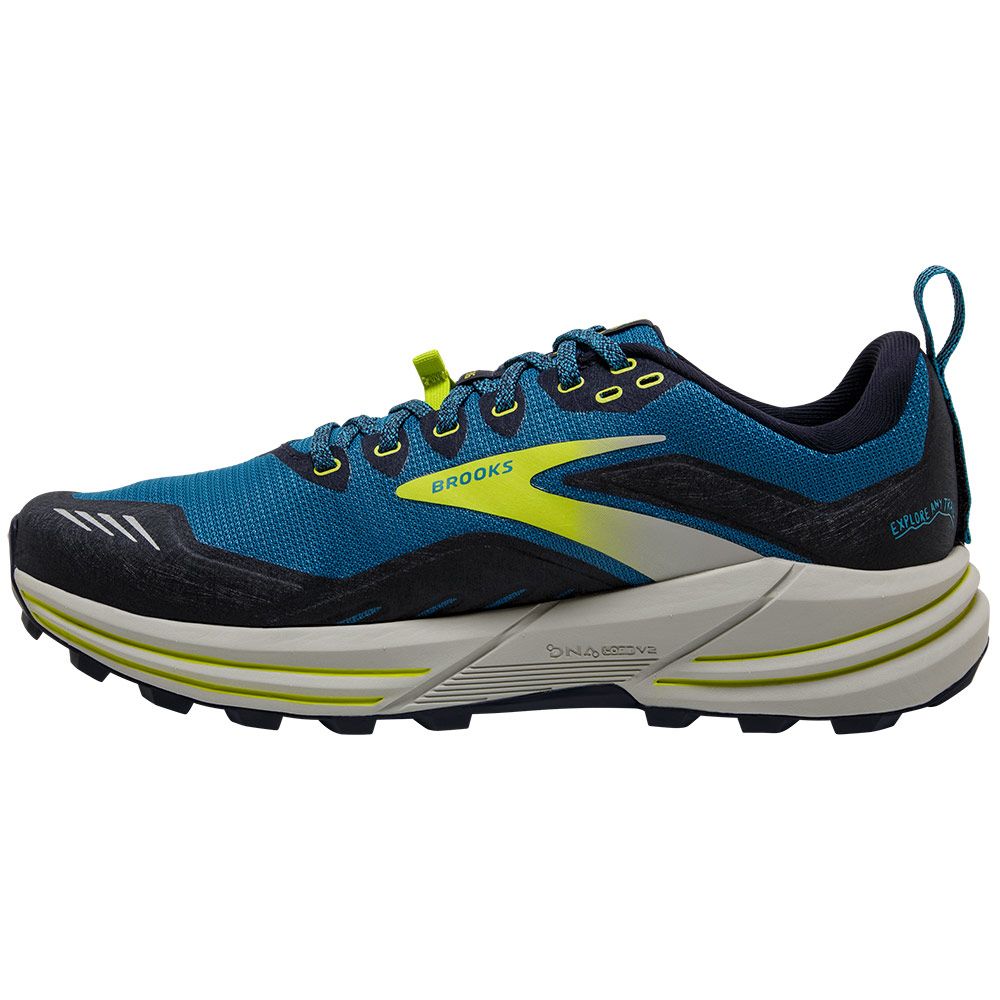 Brooks Cascadia 16 Trail Running Shoes - Mens Mykonos Back View