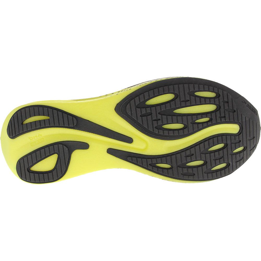 Brooks Hyperion Max Running Shoes - Mens Black Yellow Sole View