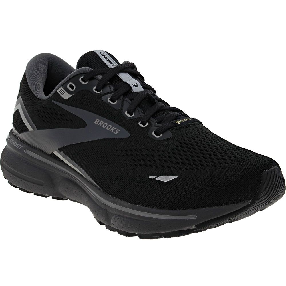 Brooks Ghost 15 Gtx Running Shoes - Mens Black Blackened Pearl Alloy