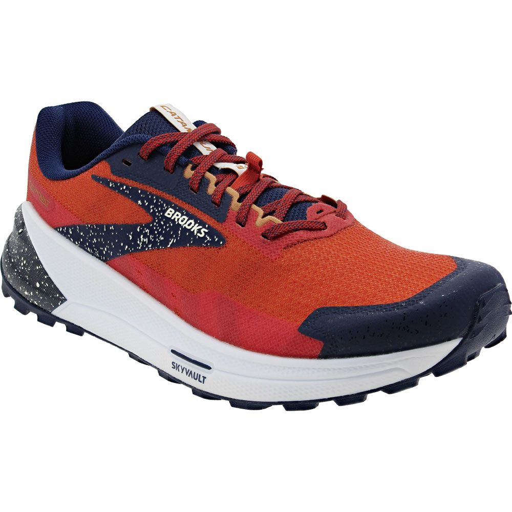 Brooks Catamount 2 Trail Running Shoes - Mens Rooibos Biscuit Peacoat