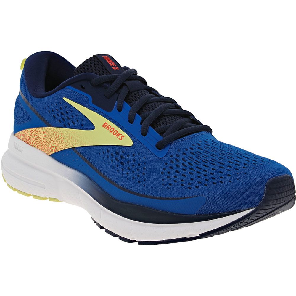 Brooks Trace 3 Running Shoes - Mens Blue Peacoat Yellow