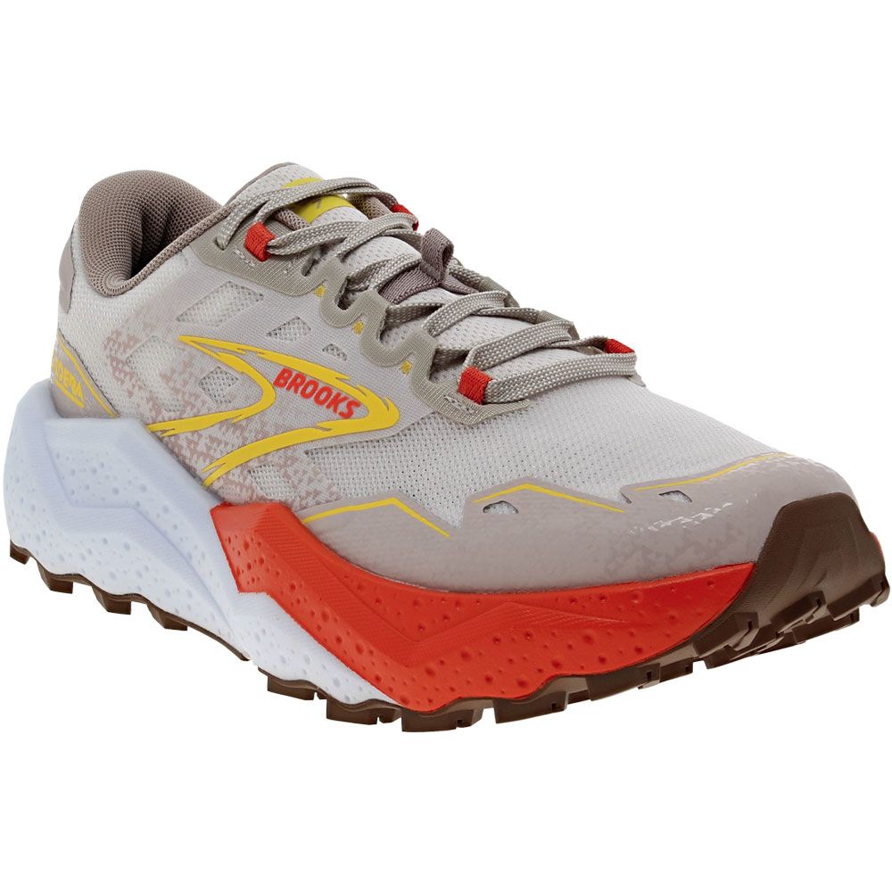 Brooks Caldera 7 Trail Running Shoes - Mens White Sand