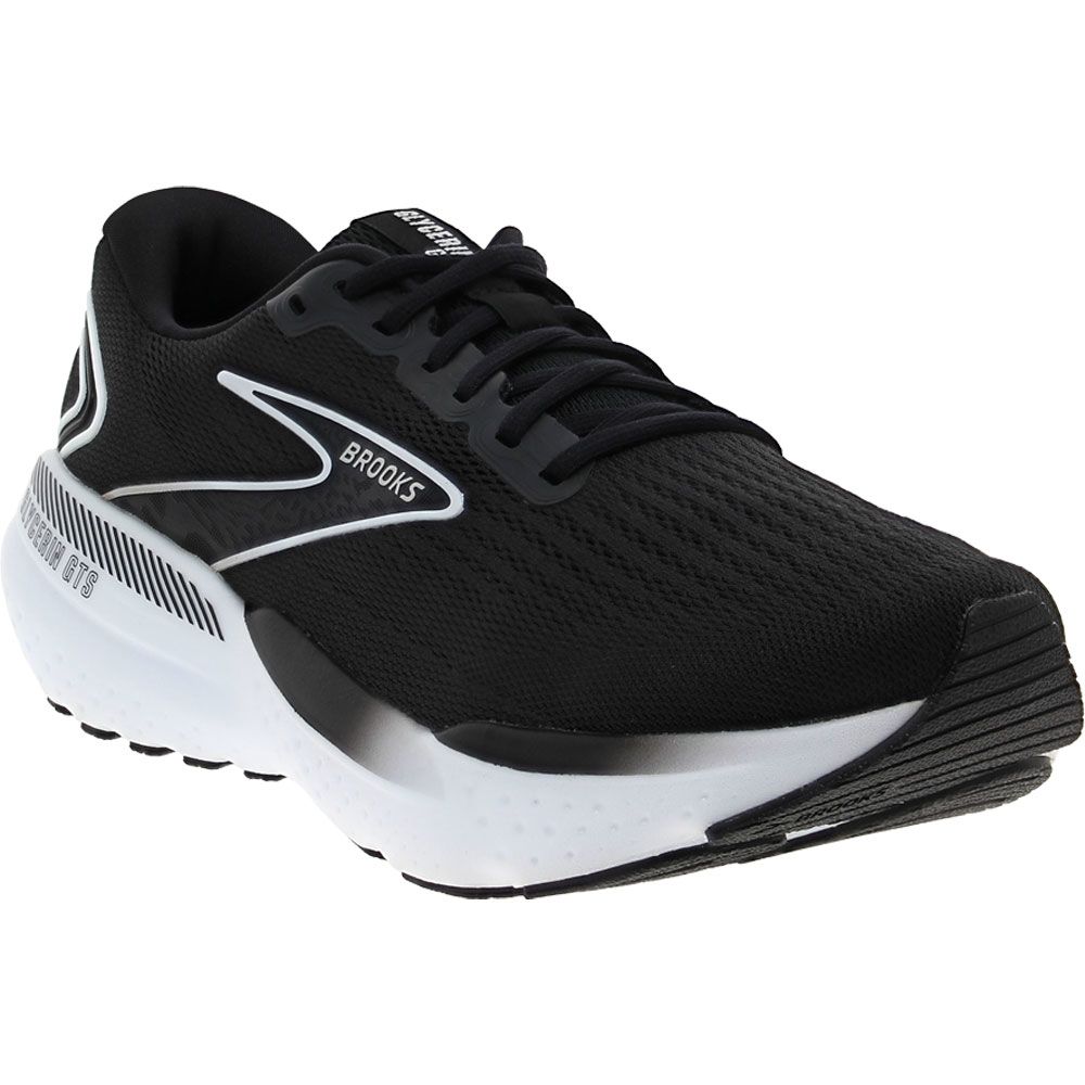 Brooks Glycerin GTS 21 Running Shoes - Mens Black Grey White