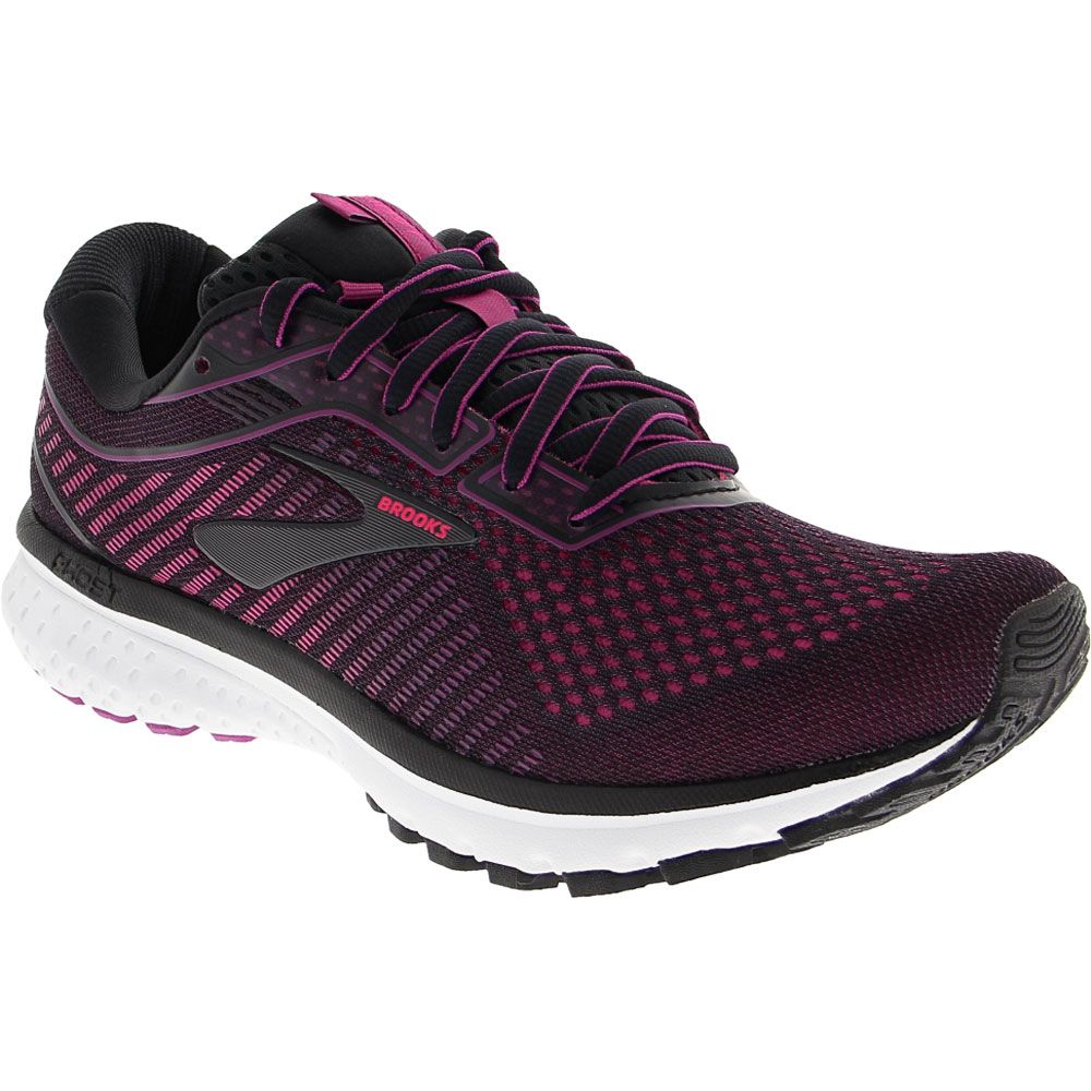 Brooks Ghost 12 Running Shoes - Womens Black Holly