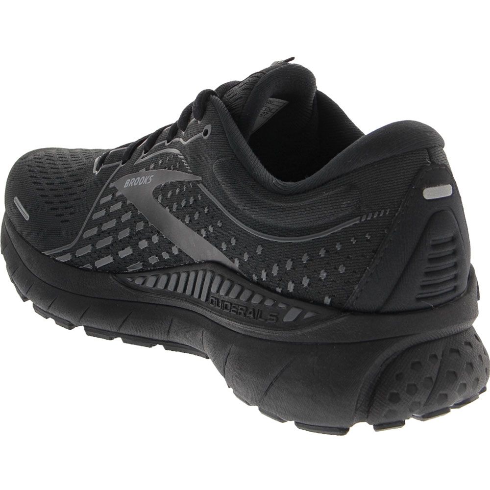 Brooks Adrenaline GTS 21 Running Shoes - Womens Black Black Ebony Back View