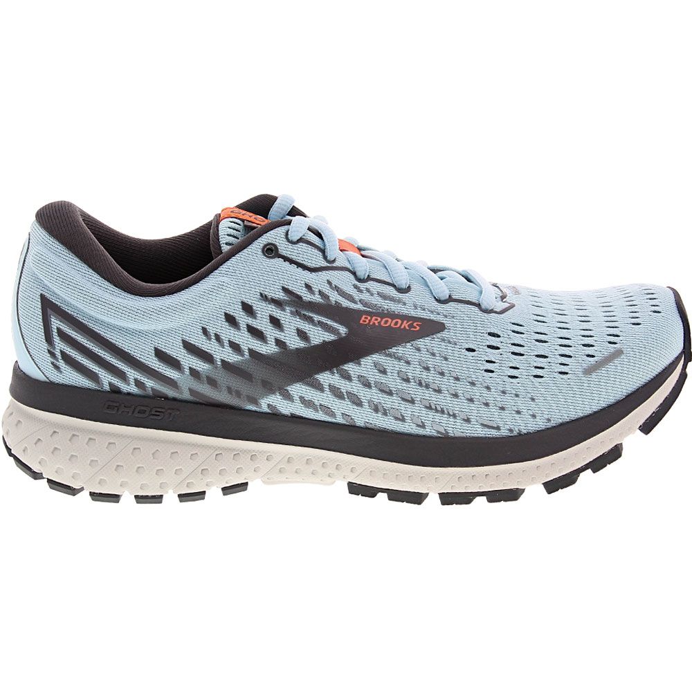 Brooks Ghost 13 Running Shoes - Womens Light Blue Side View