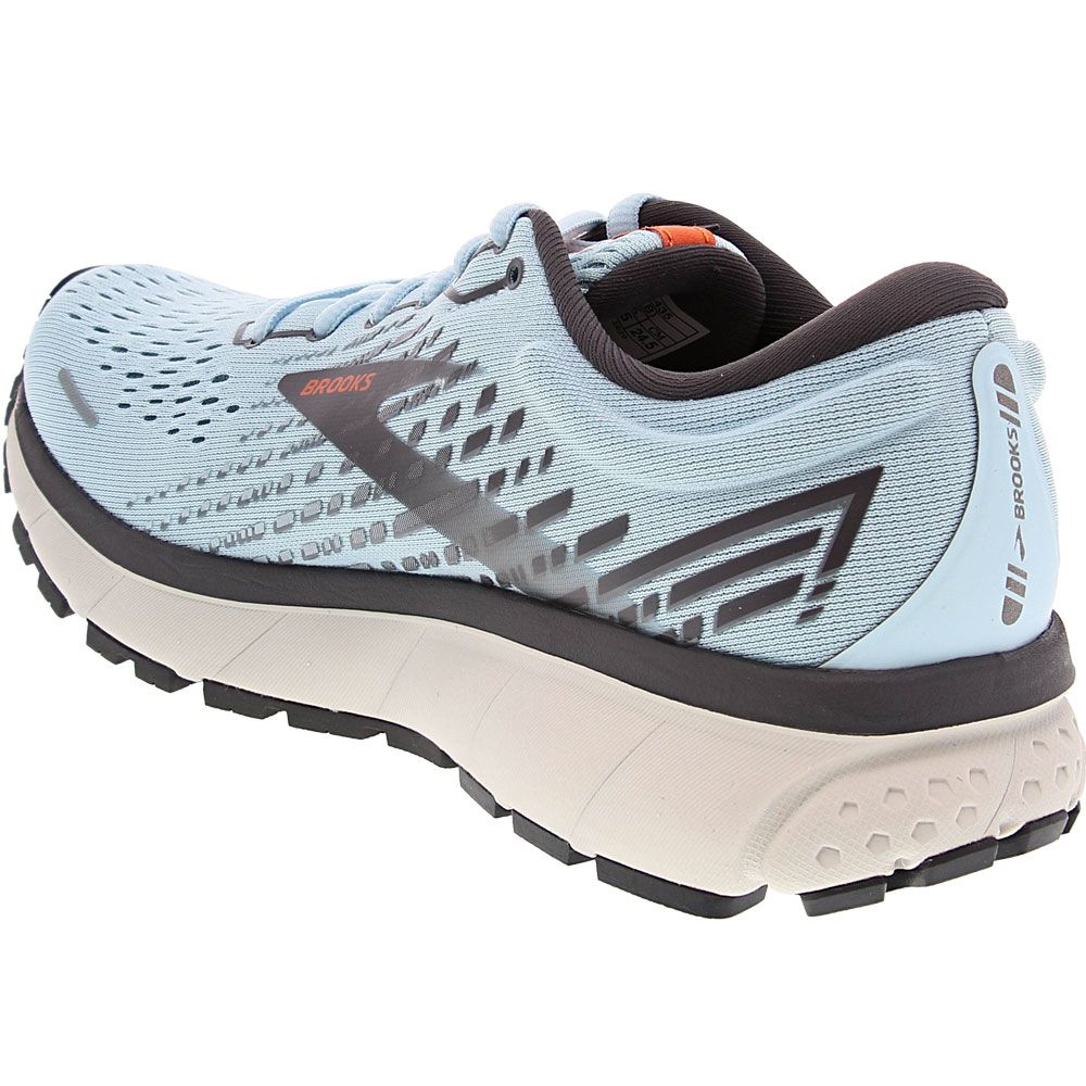 Brooks Ghost 13 Running Shoes - Womens Light Blue Back View